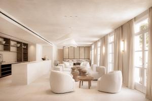 Un lugar para sentarse en Doryssa Theorem Hotel