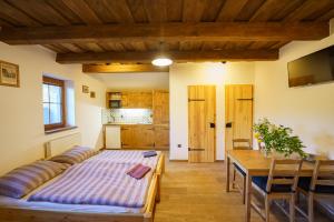 Katil atau katil-katil dalam bilik di APARTMÁNY PAUSRAM