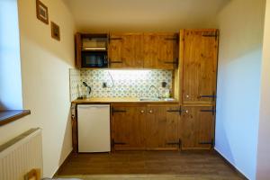 Dapur atau dapur kecil di APARTMÁNY PAUSRAM