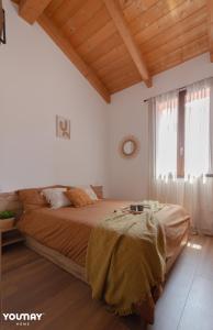 Postel nebo postele na pokoji v ubytování Appartamento al mare con terrazza e garage