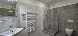 Koupelna v ubytování Apartmány Venuše