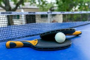 Tenis alebo squash v ubytovaní Villa Euphoria alebo jeho okolí