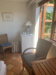 Posezení v ubytování Sønderstrand Downtown Family Rooms ØS47