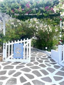 A garden outside Seaside Studios Arkasa Karpathos