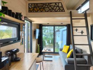 Posezení v ubytování Mariolas Tinyhouse