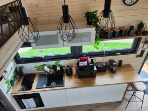 Kuchyň nebo kuchyňský kout v ubytování Mariolas Tinyhouse