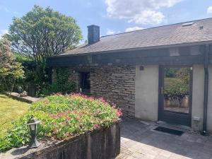Zahrada ubytování La Maison Ardoise