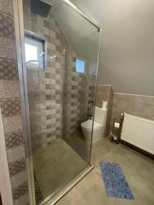 Kúpeľňa v ubytovaní Siófok apartman