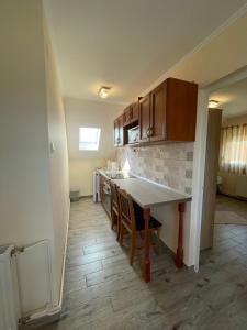 Kuchyňa alebo kuchynka v ubytovaní Siófok apartman