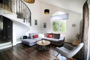 Posedenie v ubytovaní Luxury apartment Duće with private pool