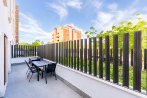 Balkón alebo terasa v ubytovaní Beachfront Apartment 034