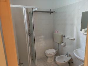 Koupelna v ubytování Hotel Gioiella