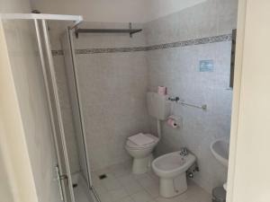 Koupelna v ubytování Hotel Gioiella