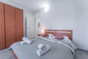 Posteľ alebo postele v izbe v ubytovaní Apartman Lana Vidikovac