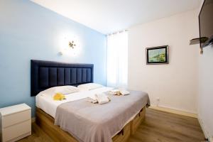 Posteľ alebo postele v izbe v ubytovaní 113 Paraiso Sur Apartamento + 14 fotografií
