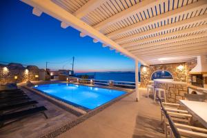 Bazén v ubytování Villa Orion Mykonos - Blue Views Mykonos Villas nebo v jeho okolí
