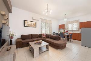 Kuchyň nebo kuchyňský kout v ubytování Kiriakos Apartment