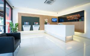 a waiting room at a sooty supermarket with toilets at Sovotel @ Bandar Menjalara in Kuala Lumpur
