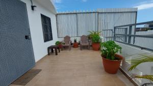 Balkón nebo terasa v ubytování Casa Kamanda, Zona Colonial, Santo Domingo