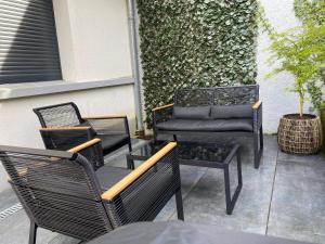 Część wypoczynkowa w obiekcie Maison d architecte avec spa