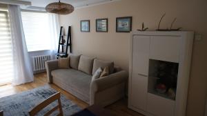 Posezení v ubytování Apartament Gruba Ryba