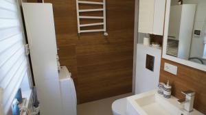Koupelna v ubytování Apartament Gruba Ryba