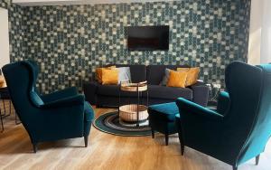 Posezení v ubytování Apartment Spa and Fontain Poděbrady