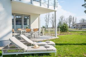 Κήπος έξω από το Terrassenwohnung "Sonnengarten" - Haffresidenz