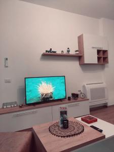 Kuchyň nebo kuchyňský kout v ubytování Gex apartments