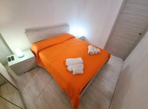 Una cama o camas en una habitación de Omarvulcano1 - PROPPRO - isole eolie