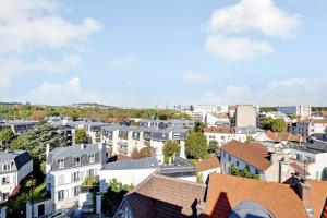 vista su una città con edifici di Villa Montmorency a Boulogne-Billancourt