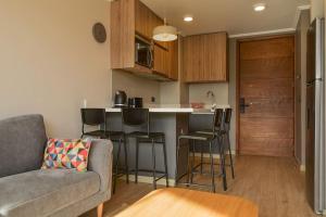 Η κουζίνα ή μικρή κουζίνα στο Departamento Origen Pucon