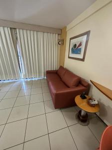 Posezení v ubytování Apartamento Em Andar Alto com Vista Mar Meireles