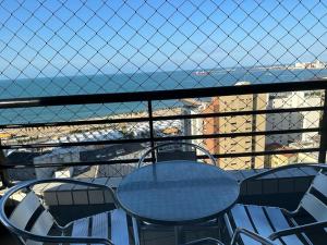 Balkón nebo terasa v ubytování Apartamento Em Andar Alto com Vista Mar Meireles