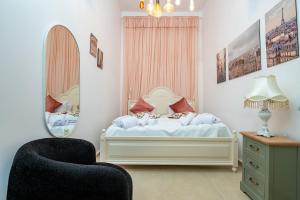 Postel nebo postele na pokoji v ubytování Moses Luxury apartments הבית בכ"ה