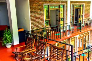 Balkón nebo terasa v ubytování MUM Jungle Inn