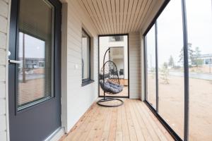 Balkón nebo terasa v ubytování Tuomenkartano Apartments by Hiekka Booking
