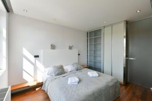 Posteľ alebo postele v izbe v ubytovaní LUXURY CENTRAL PENTHOUSE WITH SAUNA, TERRACE, 250m2, 5BDRM, 3BTHRM