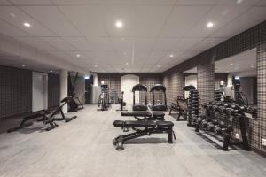 Fitness centrum a/nebo fitness zařízení v ubytování Krusenberg Herrgård
