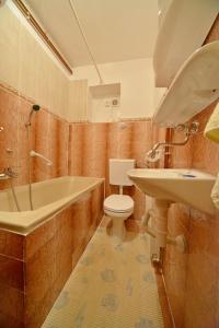 Koupelna v ubytování Apartment Fuduric