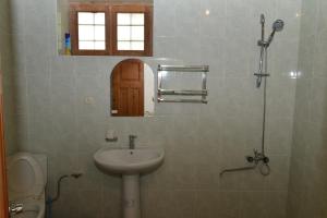 Koupelna v ubytování Guesthouse Aleksastan