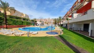 Bazén v ubytování Vera Albacora V Costa Rey nebo v jeho okolí