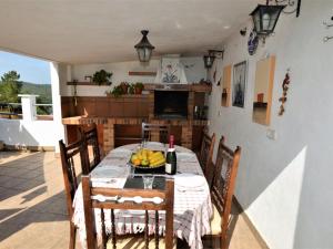 TV a/nebo společenská místnost v ubytování Apartament Gina a 3 kms d Lloret de mar