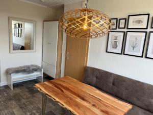 Posezení v ubytování Fischerbalje Bantje Wohnung 1