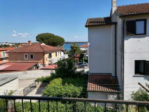 a view from the balcony of a house at Bolf in Novigrad Istria