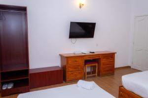 TV a/nebo společenská místnost v ubytování Fujairah Hotel & Resort