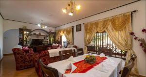 Posezení v ubytování Chez Benoit Self Catering
