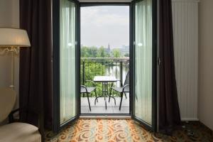 Balkón nebo terasa v ubytování Hotel Schopenhauer Hof