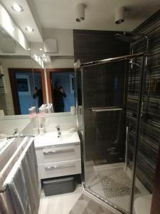 Koupelna v ubytování Apartament Euro 1 Bytom