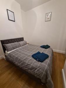 מיטה או מיטות בחדר ב-Luxury one bedroom flat